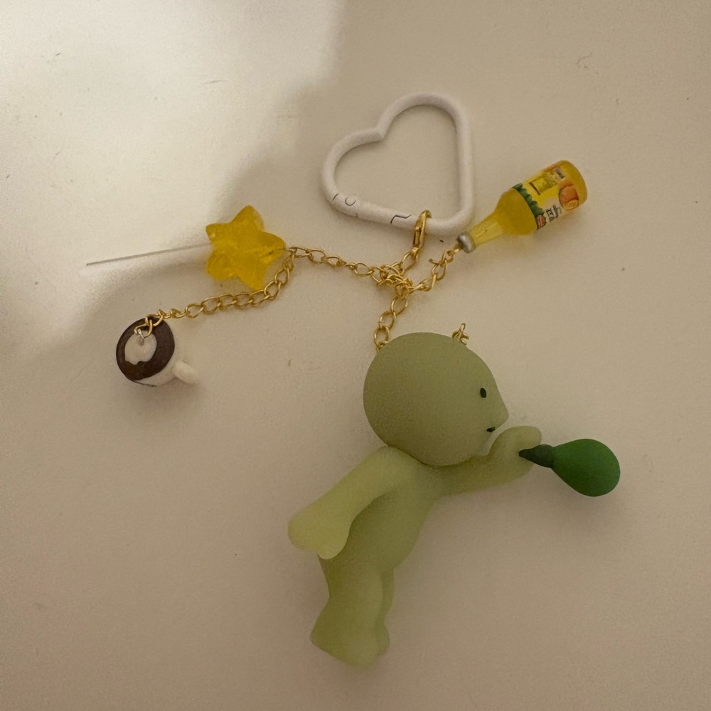 Green Baby Keychain Toy
